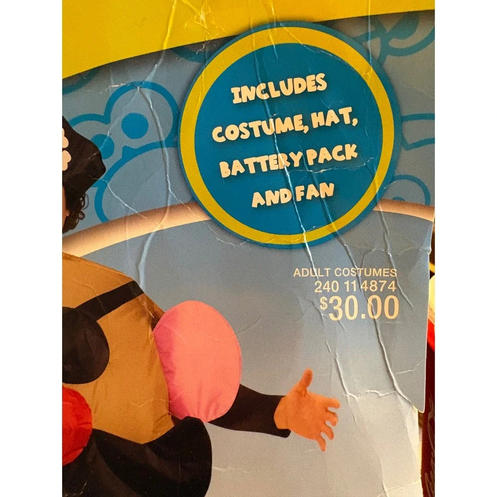 Mr Potato Head Inflatable Pirate Costume Adult Playskool Airblown 240 114874